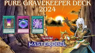 Pure Gravekeeper with Morganite! Anti Meta! Ranked Gameplay & Deckprofile [Yu-Gi-Oh! Master Duel]