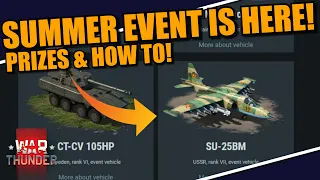 War Thunder - SUMMER EVENT IS HERE! A look in the prizes & HOW TO DO the EVENT!