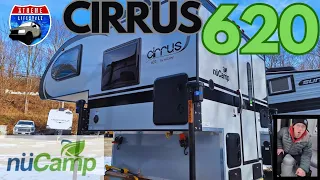 Explore the @nucamprv Cirrus 620 – The Ultimate Lightweight half-ton Truck Camper for 2024!