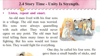 2.4 Story Time-Unity is Strength -Explanation- Second standard English Balbharti -