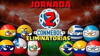 JORNADA 2  Eliminatorias CONMEBOL  countryballs