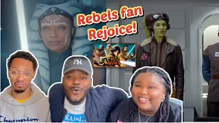 Ahsoka Trailer Group Reaction | Star Wars Rebels Fan Rejoice | THRAWN IS BACK | Hera & Ezra| Disney+