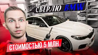 Шумоизоляция дверей BMW 5, в кузове G30.