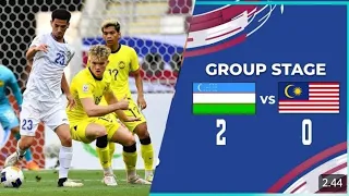 AFC CUP U-23 UZBEKISTAN VZ MALAYSIA (2:0)