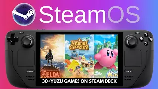 30+ Switch (Yuzu) Games Tested On The Steam Deck With CryoUtilities 2.0