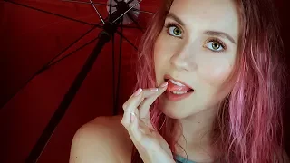 АСМР Поцелуи под дождем - Ролевая игра о любви ☂️ ASMR Kissing under the rain - Girlfriend Roleplay