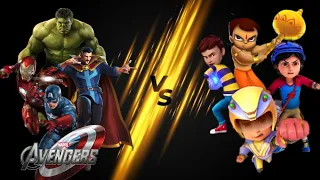 Rudra & Shiva & Vir & Bheem vs Captain America & Ironman & Dr.Strange & The Hulk - 5 🌟Tag team match