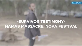 Survivor of the October 7th Nova Festival massacre