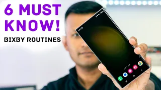 6 MUST Know Bixby Routines For Samsung ULTRA Phones! (And Samsung Phone)