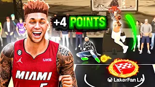 4 POINTER DUNKS + PURE SLASHER IS UNSTOPPABLE IN NBA 2K24!