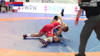 Qual. WW - 76 kg: Y. ADAR (TUR) v. I. SOLHEIM (NOR)