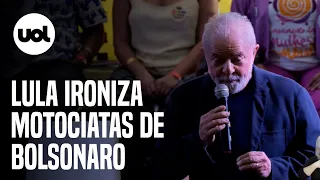 Lula ironiza proibição de propaganda antecipada: 'Bolsonaro pode fazer motociata todo dia'