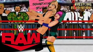 Asuka vs. Charlotte Flair: Raw, Apr. 19, 2021 | Wrestling Revolution