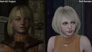 Resident Evil 4 HD Project Vs Resident Evil 4 Remake | Comparison