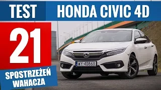 Honda Civic X 1.5 VTEC Turbo 182 KM Executive (2019) - TEST PL