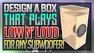 How to Design a Subwoofer Box that plays SUPER LOW! | Full Guide