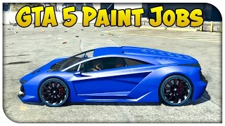 GTA 5 Online - TOUCH UP TUESDAY! (Luxury Blue, Corrosive Green & Ocean Blue) [Cool Paint Jobs]