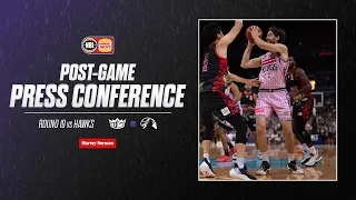 Kings vs Hawks: Mahmoud Abdelfattah and Jordi Hunter press conference (round 19)