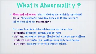 Meaning of abnormality| #abnormalpsychology #psychologicaldisorders