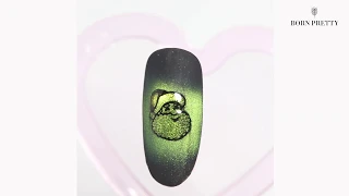 Christmas Nails with 9D Cat Eye Gel