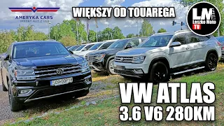 Test VW ATLAS 3.6 V6 280KM Tak wygląda Touareg z USA