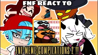 FNF react to FNF Memes Part 2 // Gacha Club // Friday Night Funkin’