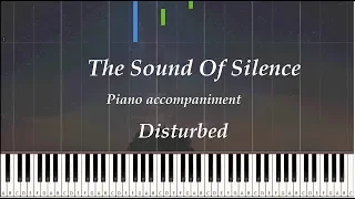 The sound of silence by Disturbed. Piano tutorial. Piano accompaniment