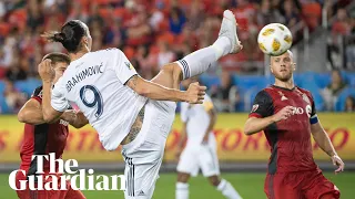Zlatan Ibrahimovic scores 500th career goal with stunning spinning volley