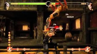 MK9 2 Big Damage Scorpion Combos