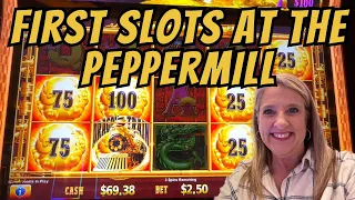 First Slots at the @PeppermillResortSpaCasino  #slots #casino #slotmachine