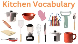 Kitchen Vocabulary with pictures in English | Kitchen Utensils | English Vocabulary |