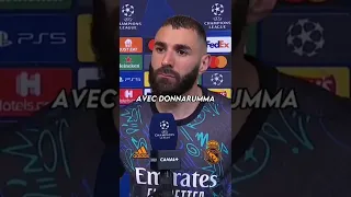 😱 BENZEMA RÉAGIT A LA FAUTE SUR DONNARUMMA... 😱 #benzema #donnarumma #liguedeschampions