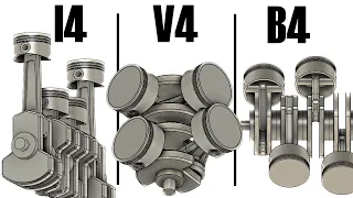 Deep Dive: Inline 4 vs. V4 vs. Boxer 4 - What's the Difference? Engine Balance Explained in Detail