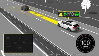 Adaptive Cruise Control on Opel vehicles