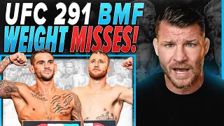 BISPING: UFC 291 WEIGH-IN REACTION | 2 FIGHTERS MISS WEIGHT!