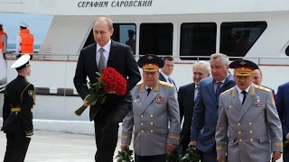 День военно морского флота 31.07.2016. И сам Путин В.В.