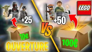 Colis à 10€ VS 100€ remplis de FIGURINES ! : Ouverture de colis#5 Lego Star Wars