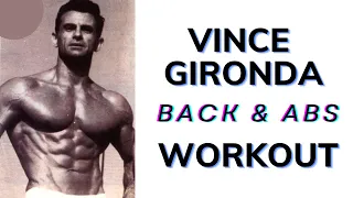 Vince Gironda Workout Routine Day 3 (Back , Abs ) // Vince Gironda Workout Routine