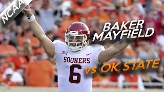 Baker Mayfield Highlights vs Oklahoma State // 24/36 598 Yards, 6 Total TDs // 11.4.17