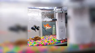 Submersible water pump with filter for aquariums | remake