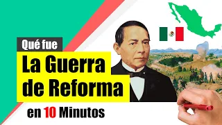 Historia de la GUERRA de REFORMA en México - Resumen | Liberales y conservadores en México.