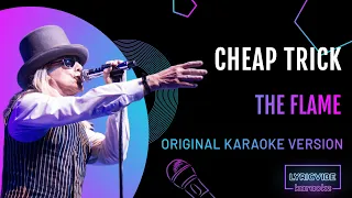 Cheap Trick - The Flame - Karaoke With Lyrics (Backing Vocals)