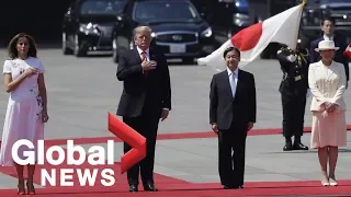 Trump has rare meeting Japan's Emperor Naruhito