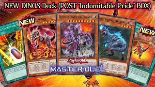 DINOS Deck ft. NEW "XENO" Support | POST Indomitable Pride BOX [MASTER DUEL]