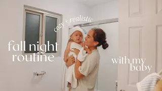 *realistic + cozy* fall night routine with my baby!