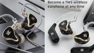 KZ ZAS 7BA 1DD Hybrid Earphone Debuts as the company's new Midrange IEM with 8 Drivers per side