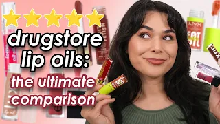 Top 5 Highest Rated Drugstore Lip Oils TESTED - Review & Swatches! 👄✨