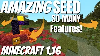 Best Minecraft Seeds: Massive Mesa, Amazing Biomes, SO MANY Spawners and everything really close!