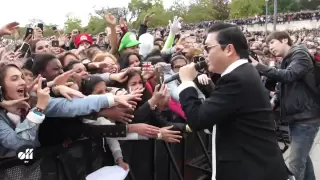 PSY in Paris: "Gangnam Style" flashmob at Trocadéro