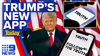 Donald Trump launches own social media site amid Twitter ban | 9 News Australia